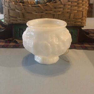 E.O. Brody Milk Glass Vase